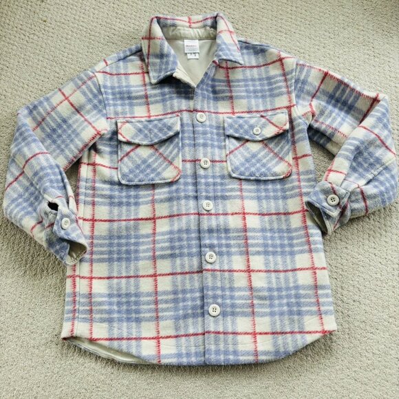 Hanna Andersson Fleece Plaid Shacket